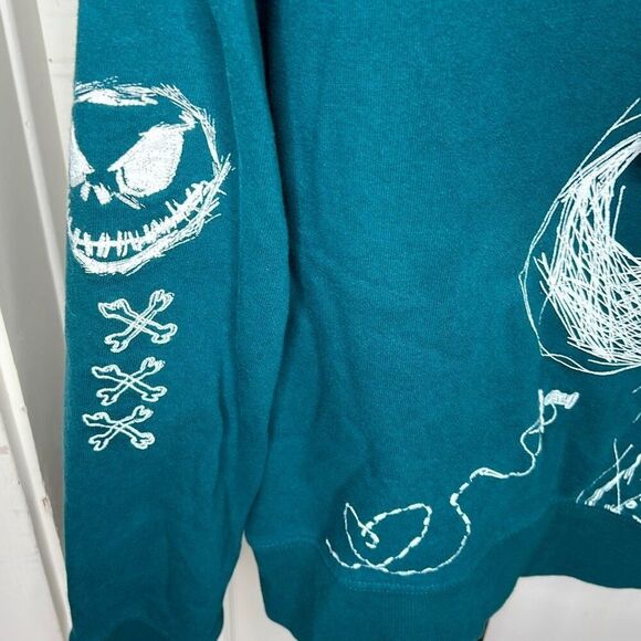 Disney The Nightmare Before Christmas Girls Sally Pullover Hoodie Green Size Sma - Picture 3 of 5